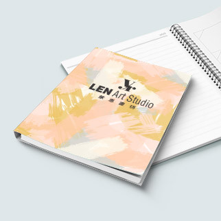 彩色油畫筆藝術感