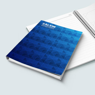 藍色幾何圖形拼接漸變