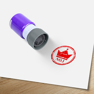 紅色圓形邊框皇冠