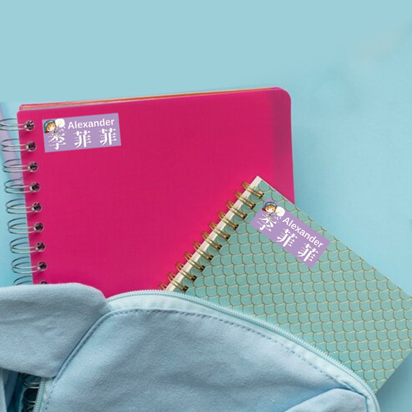 圓形紙袋封口貼紙(食物標籤)表面印有公司logo及宣傳字句，方便貼於紙袋及包裝上，作外賣防拆或宣傳送禮