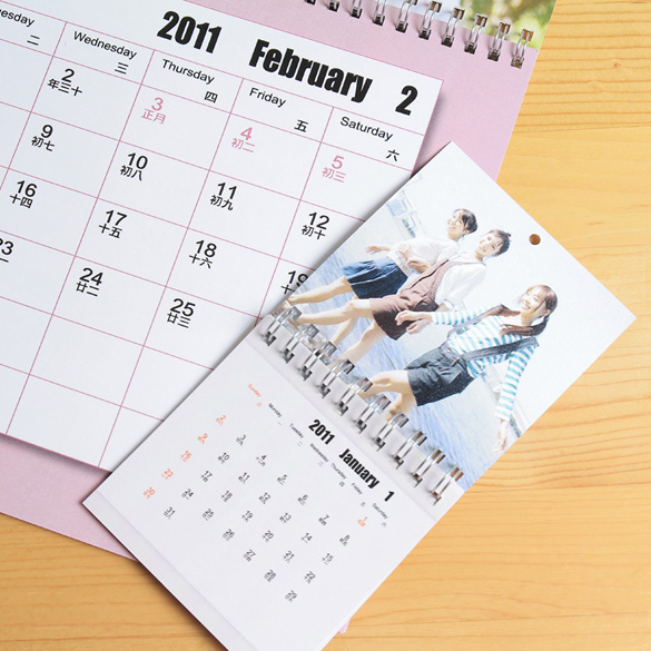 個人掛曆,年曆,月曆,日曆,掛曆製作,客製化掛曆