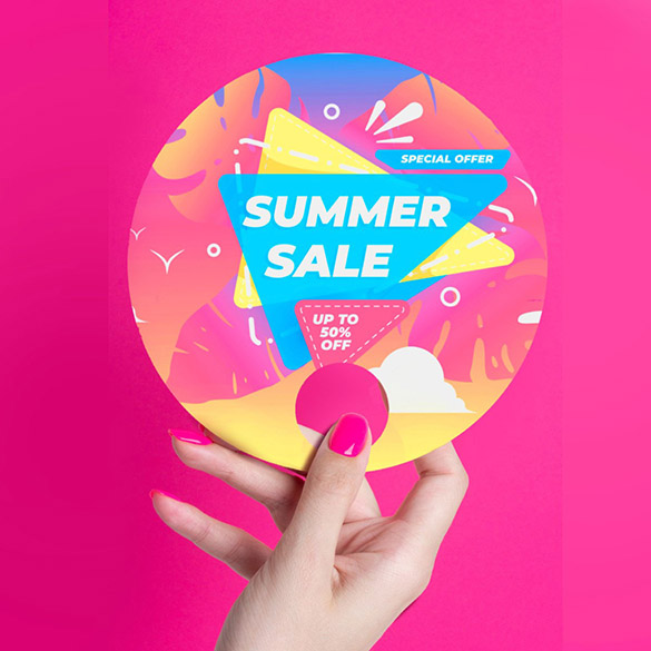 設計易從事多年專業設計及印刷的香港印刷公司，提供專業的免費在線設計、免費模板及印刷服務；廣告扇，多款尺寸、起印量低、可自訂公司商標及推廣訊息，製作簡單，適合不同類型企業之用