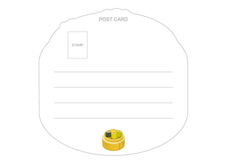 竹龍點心明信片-背面-明信片設計-Design Easy