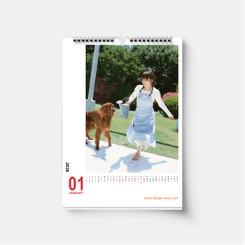 2026挂曆 A4 210mmx297mm 綠色休閒風格