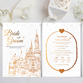 wedding card 高貴風格